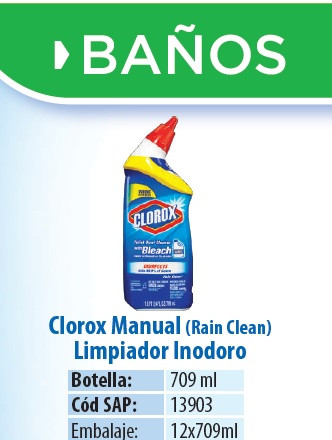 Clorox Toilet Bowl Cleaner 24onz 709 Ml C12 (0938)