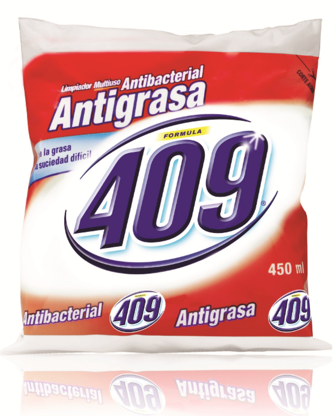 409 Multiuso Antibacterial Bolsa 450 ML C24 (3086)