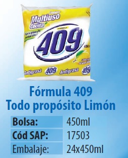 409 Limp.Multipr Aroma Limon Bols 450ML (3093) C24