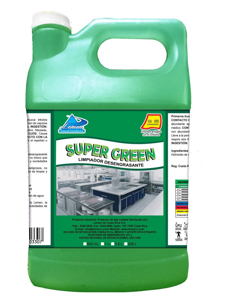 Super Green Limpiador Deseng. Gln