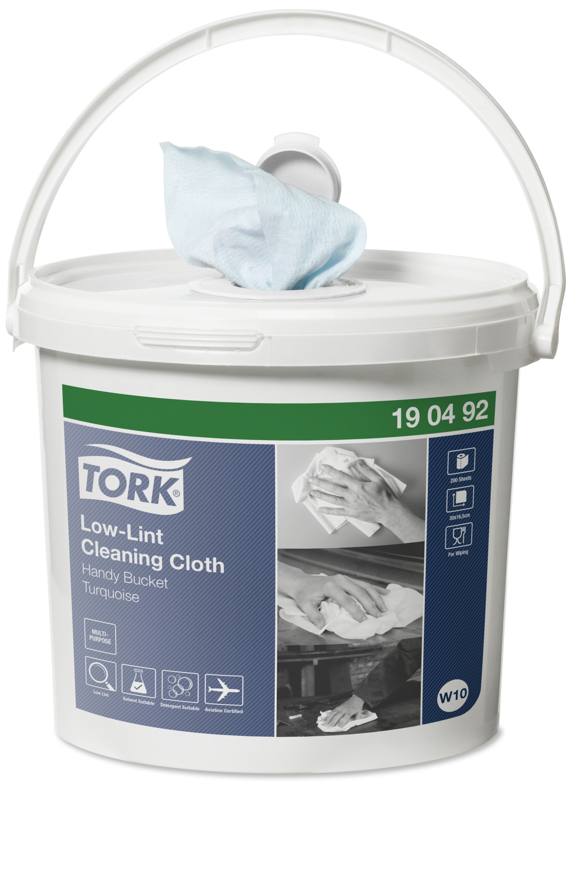 TORK Low-Lint Clean Hady Bucket W10 200H C4Tarros